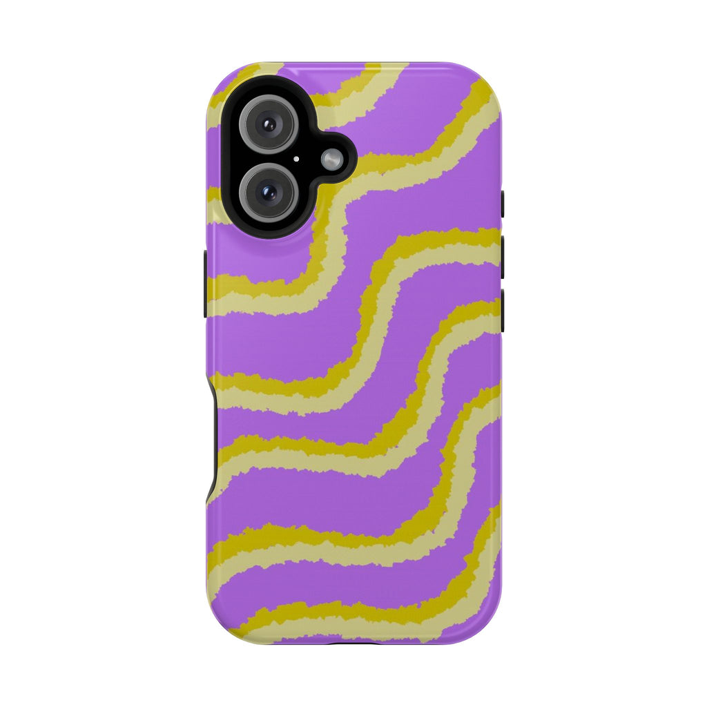 Magnetic Phone Case (Purple & Yellow)