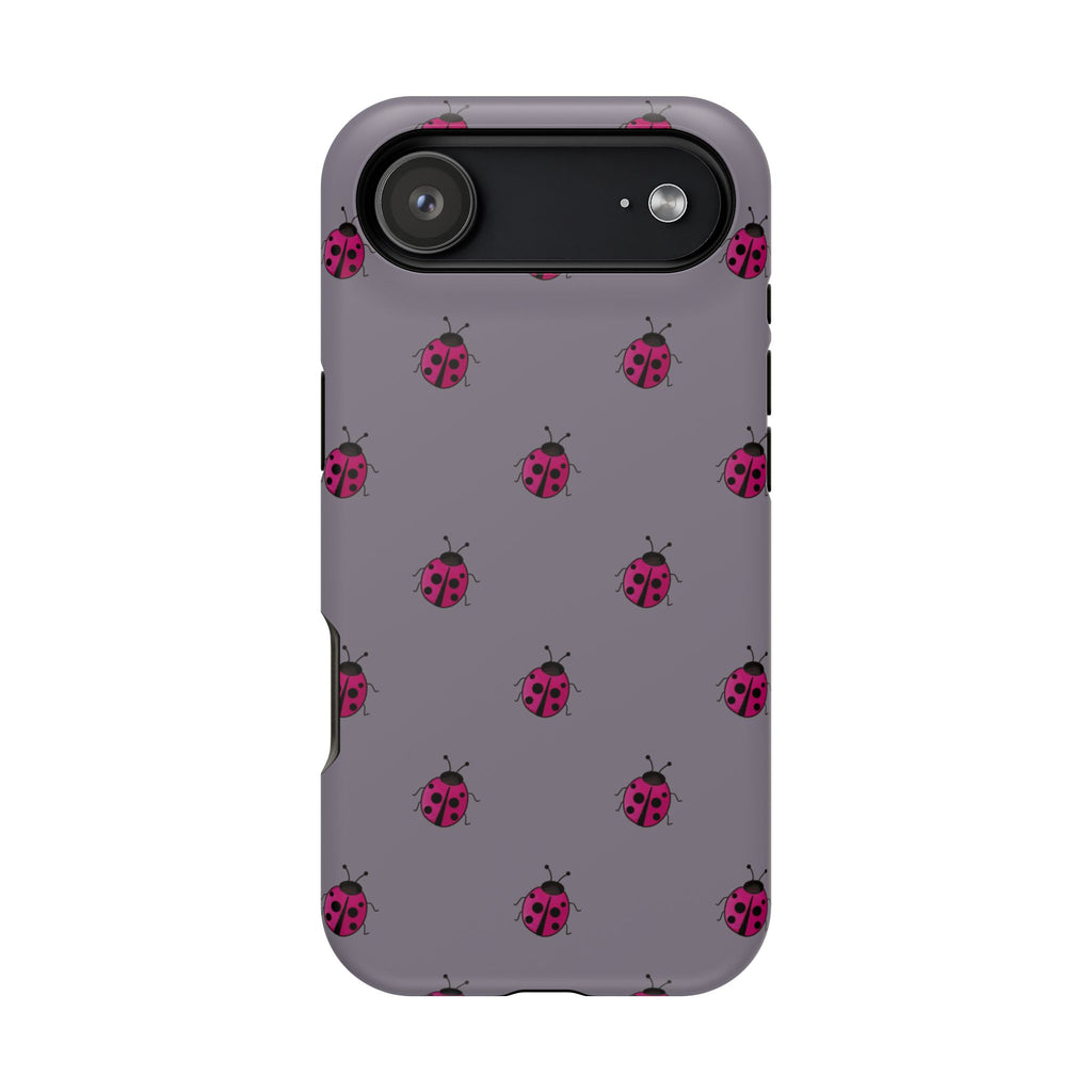 Magnetic Phone Case (Ladybugs)