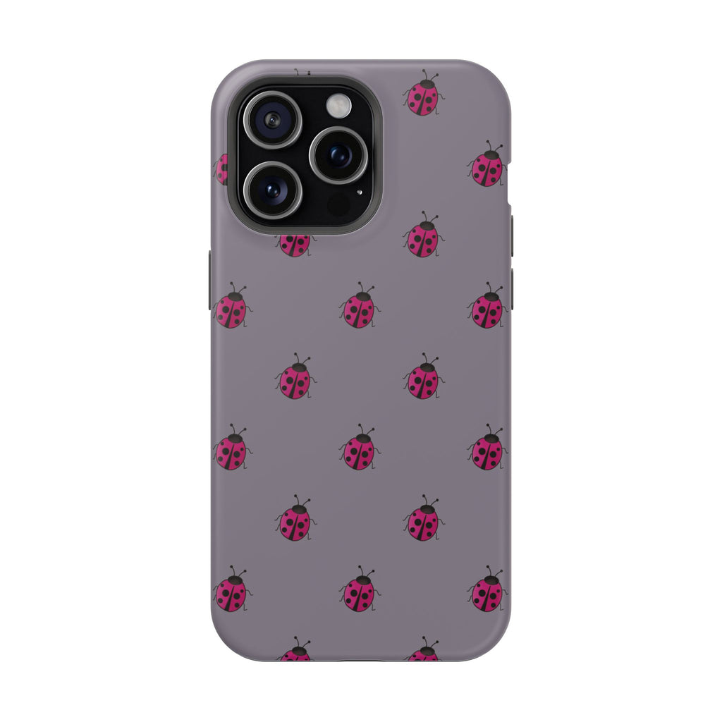 Magnetic Phone Case (Ladybugs)