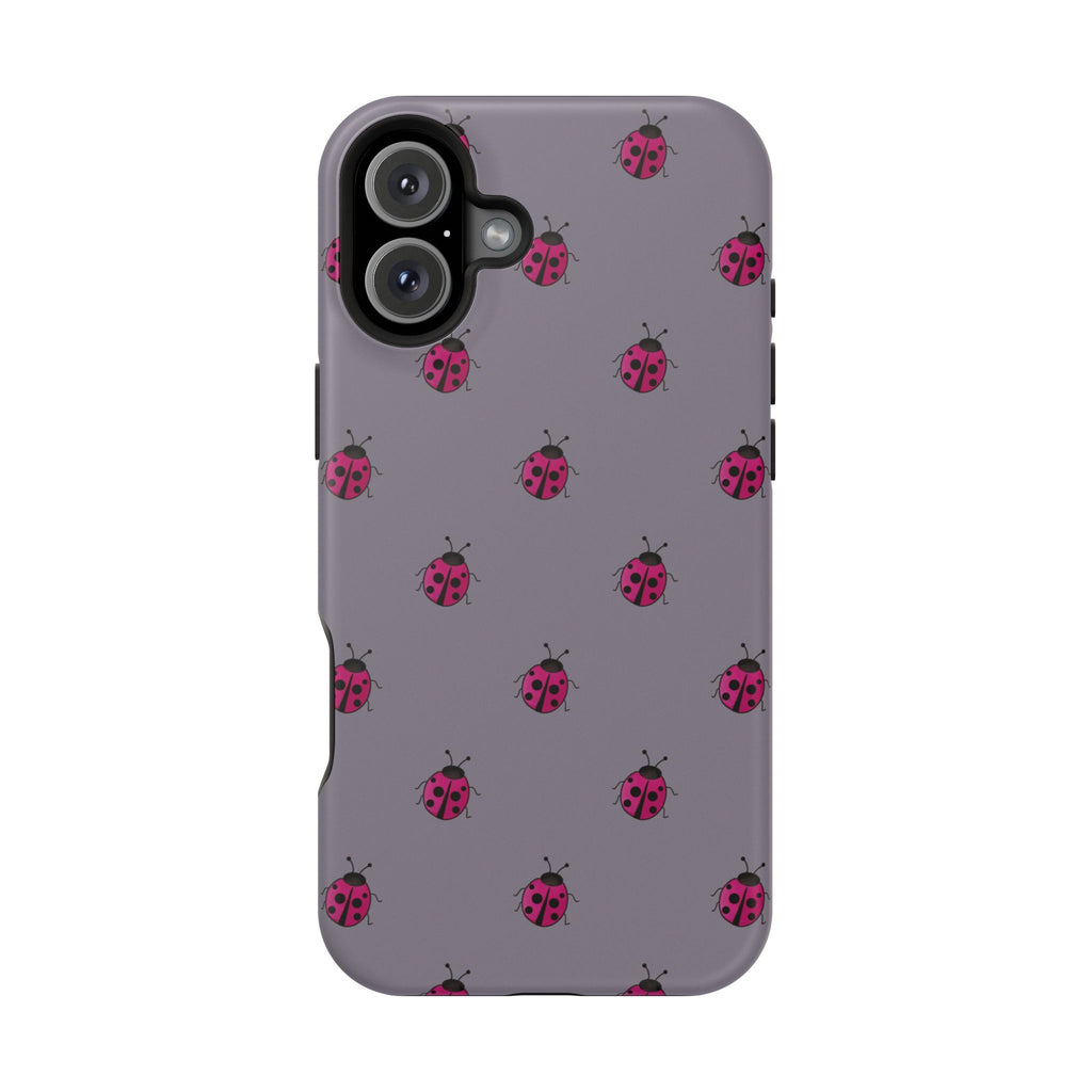 Magnetic Phone Case (Ladybugs)