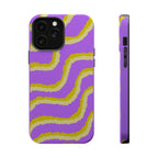 Magnetic Phone Case (Purple & Yellow)