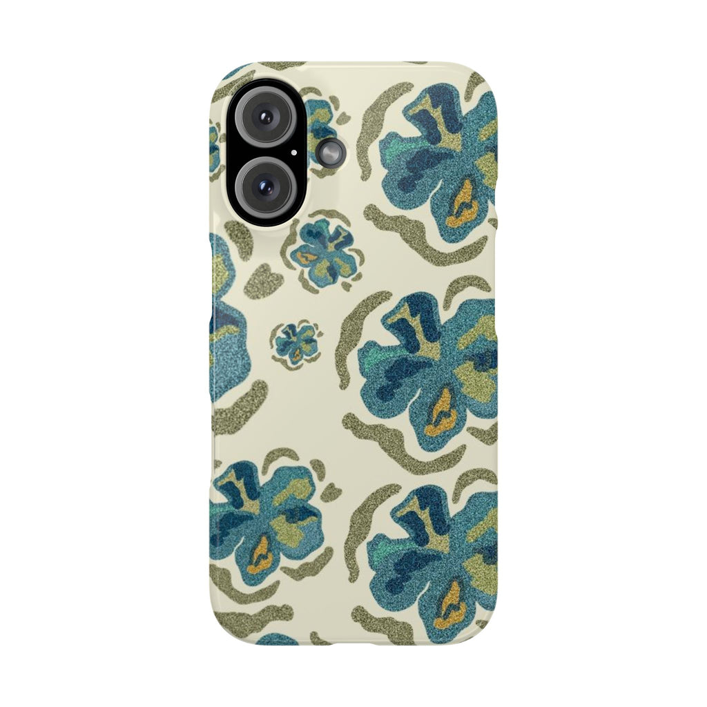 Custom Case (Blue Flowers)