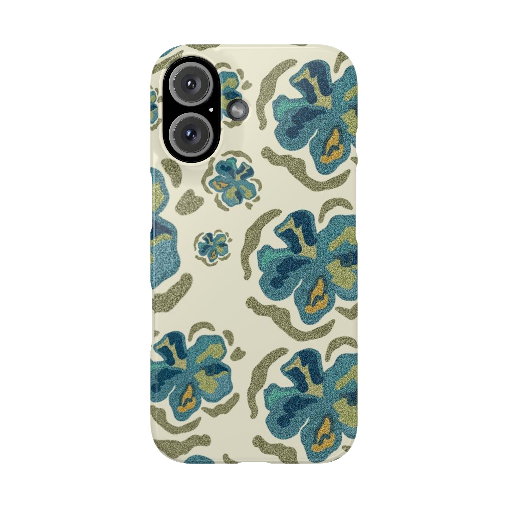 Custom Case (Blue Flowers)
