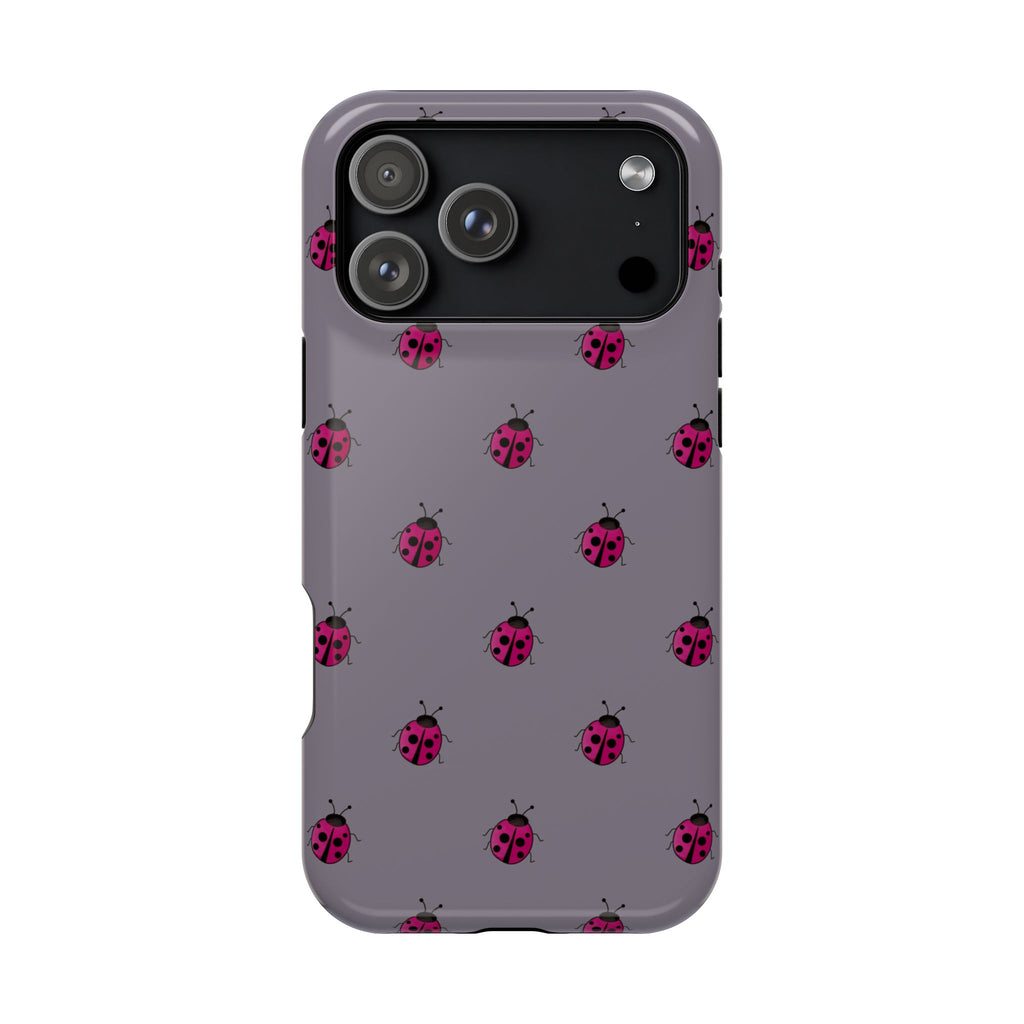 Magnetic Phone Case (Ladybugs)