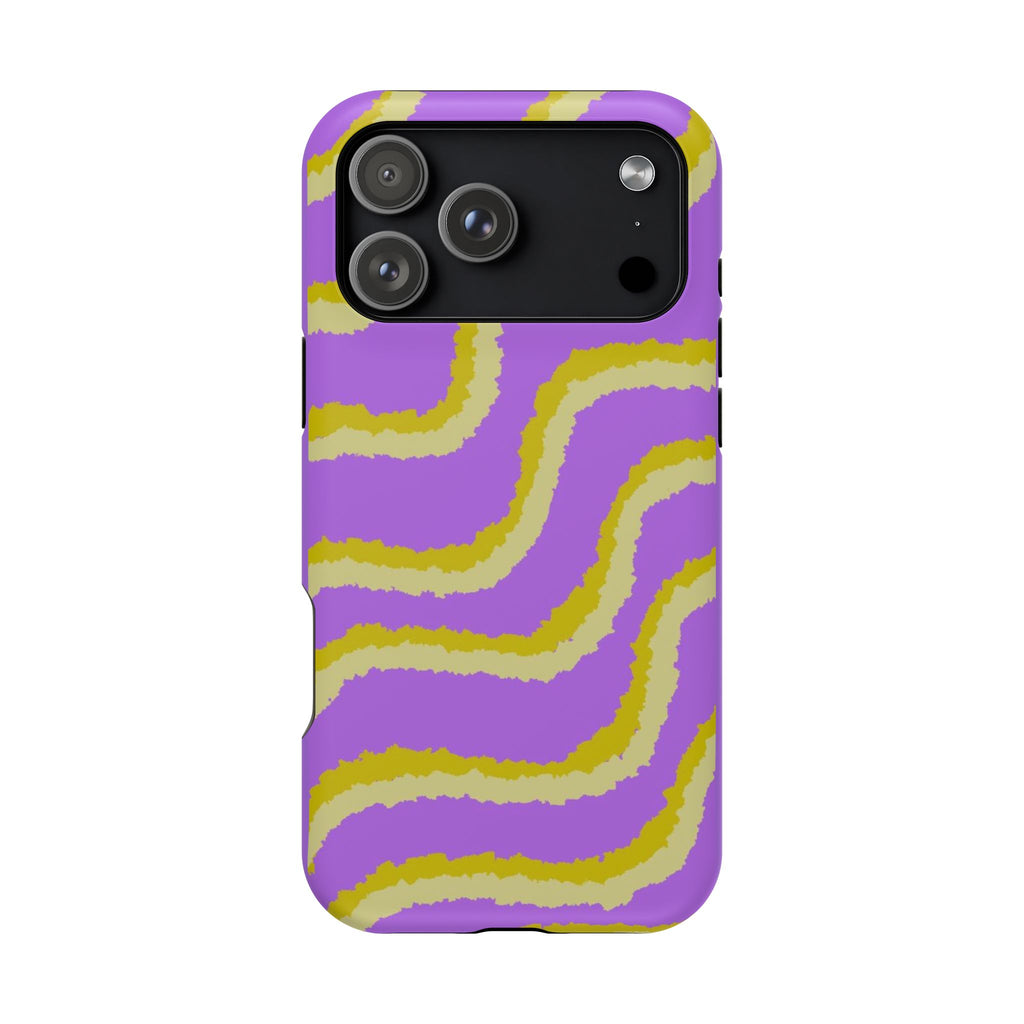 Magnetic Phone Case (Purple & Yellow)