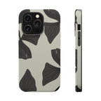 Magnetic Phone Case (Black Petals)