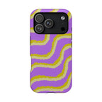 Magnetic Phone Case (Purple & Yellow)