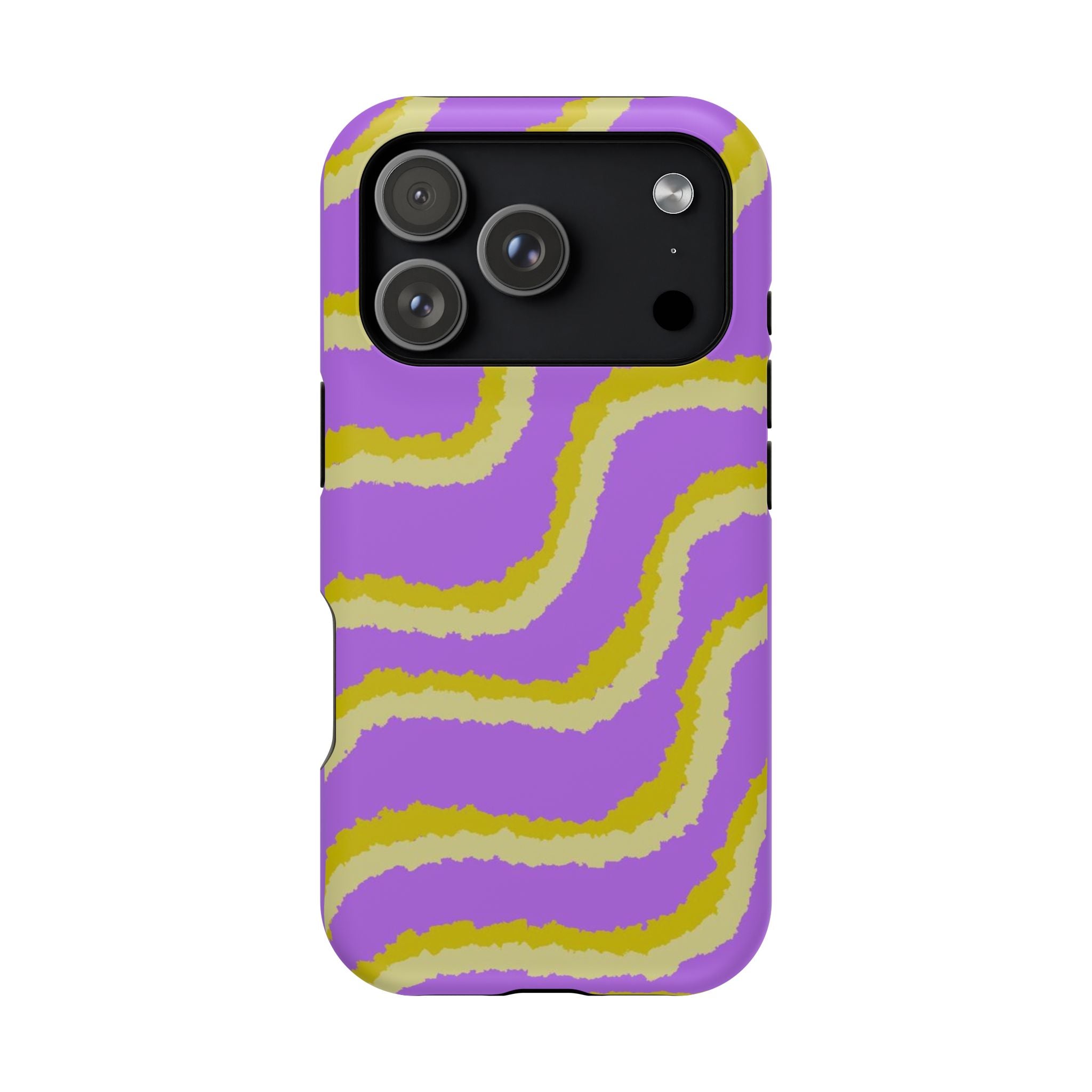 Magnetic Phone Case (Purple & Yellow)