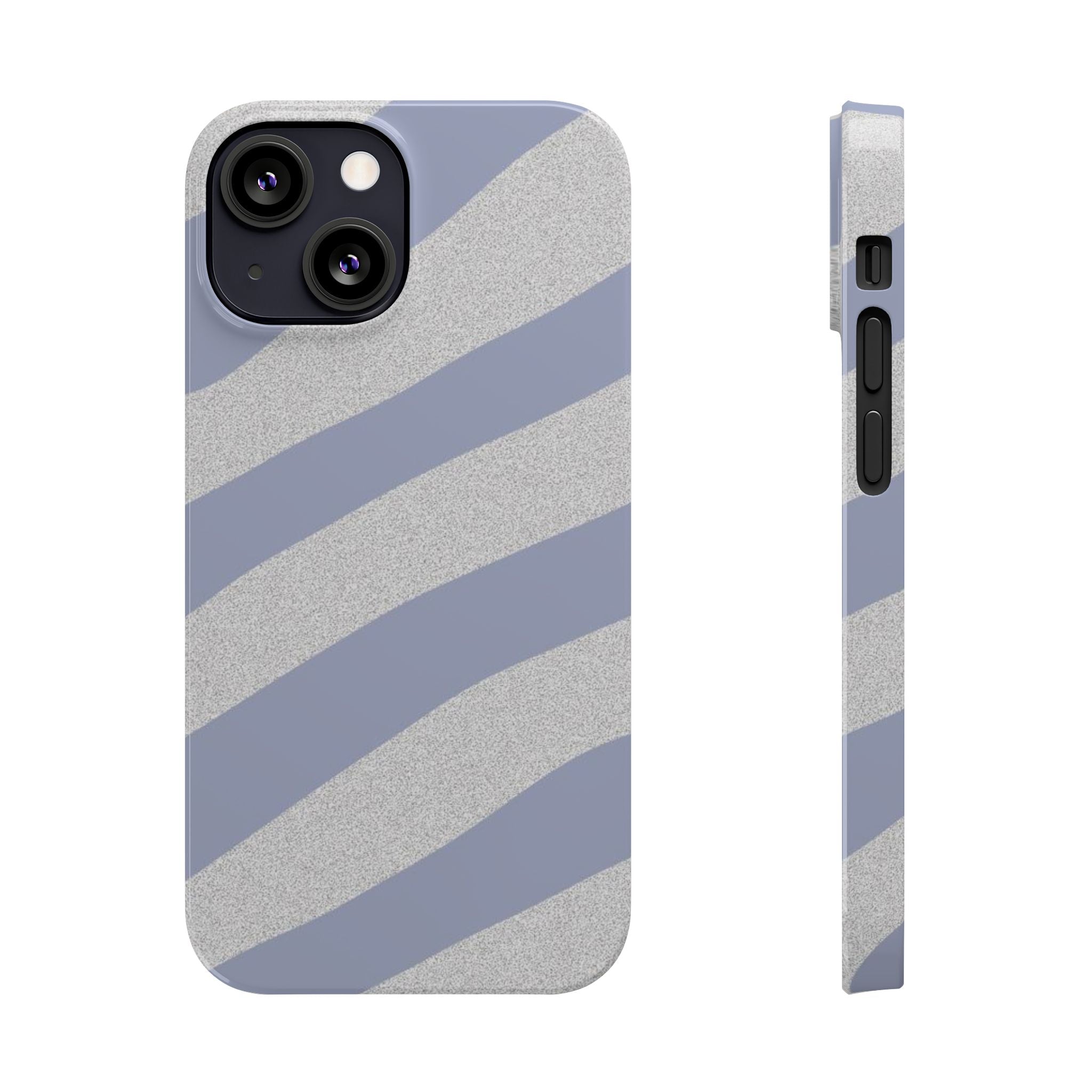 Custom Case (Light Blue Lines)