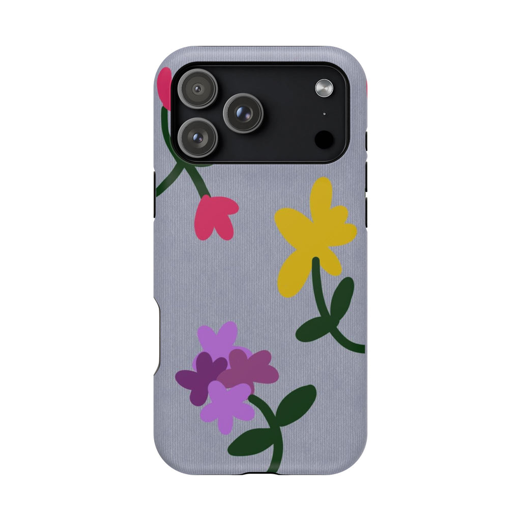 Magnetic Phone Case (Flowers)