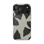 Magnetic Phone Case (Black Petals)