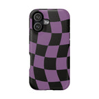 Phone Case (Purple Checkered)