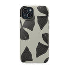 Magnetic Phone Case (Black Petals)