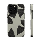 Magnetic Phone Case (Black Petals)