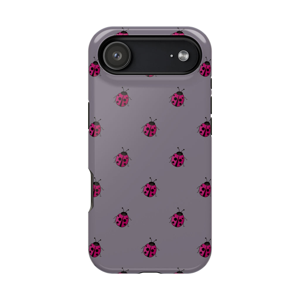 Magnetic Phone Case (Ladybugs)