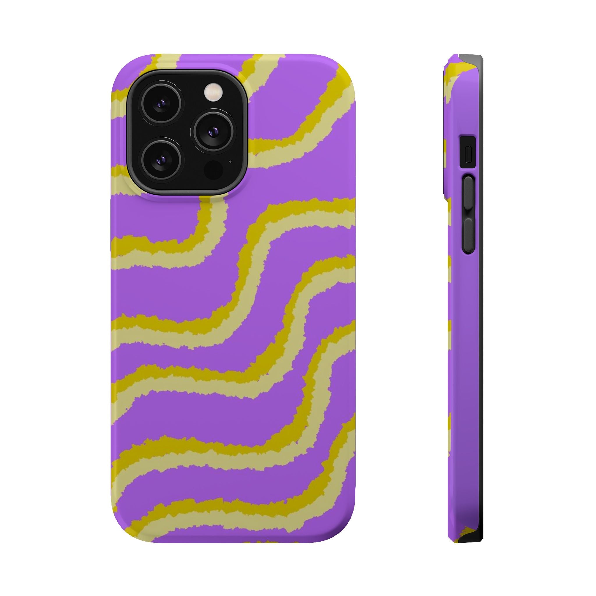 Magnetic Phone Case (Purple & Yellow)