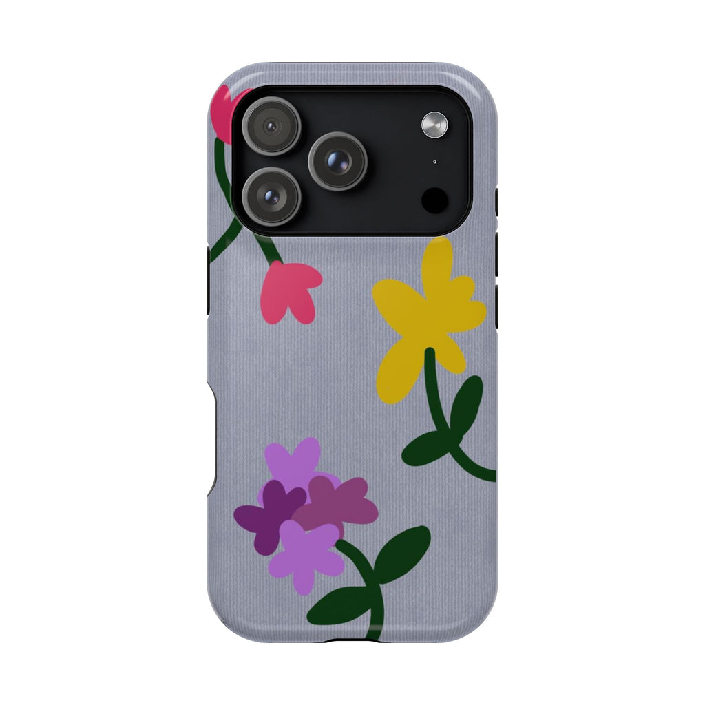 Magnetic Phone Case (Flowers)