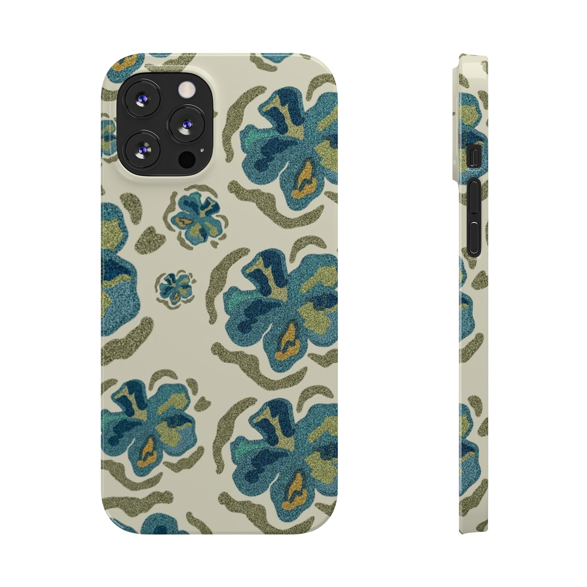 Custom Case (Blue Flowers)