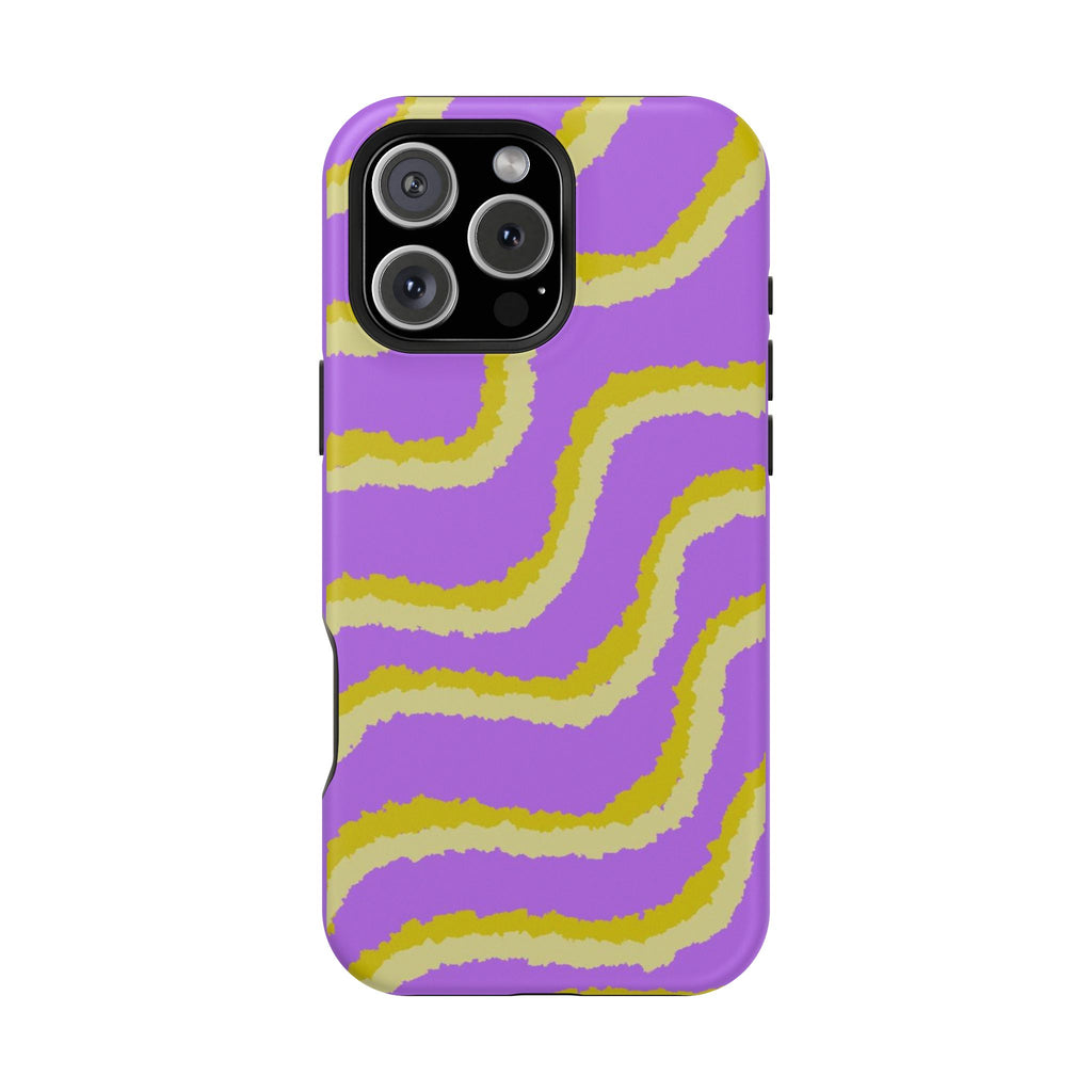 Magnetic Phone Case (Purple & Yellow)