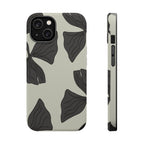 Magnetic Phone Case (Black Petals)