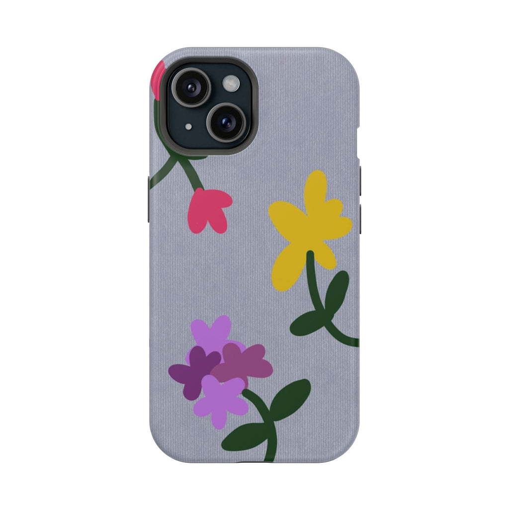 Magnetic Phone Case (Flowers)