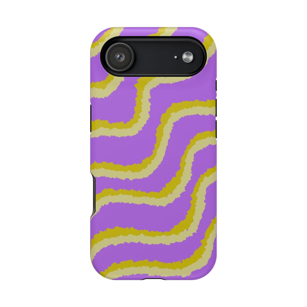 Magnetic Phone Case (Purple & Yellow)