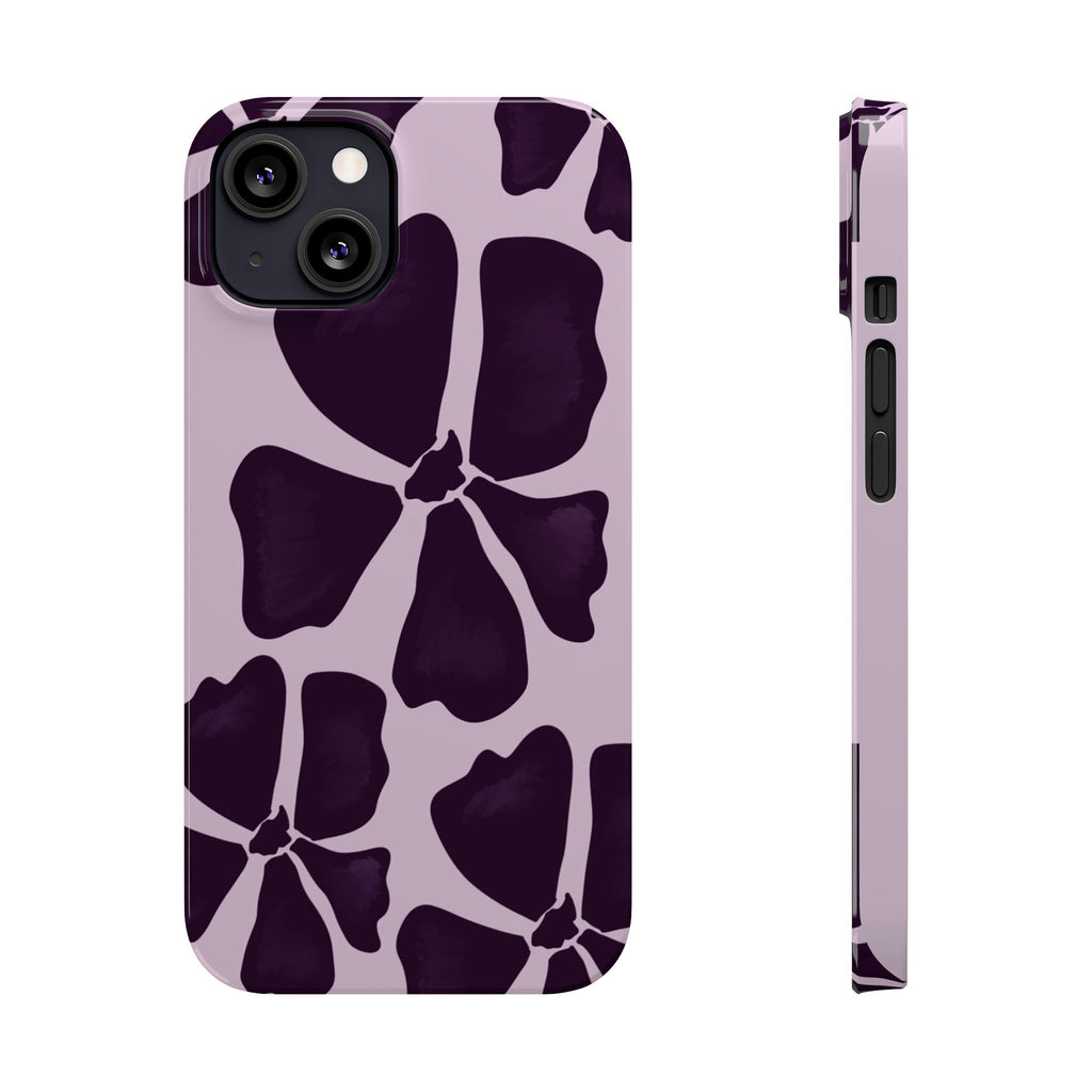 Personalized Case (Purple Flower)