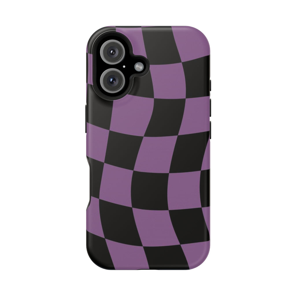 Phone Case (Purple Checkered)