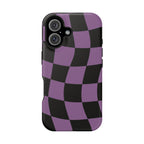 Phone Case (Purple Checkered)