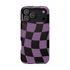 Phone Case (Purple Checkered)