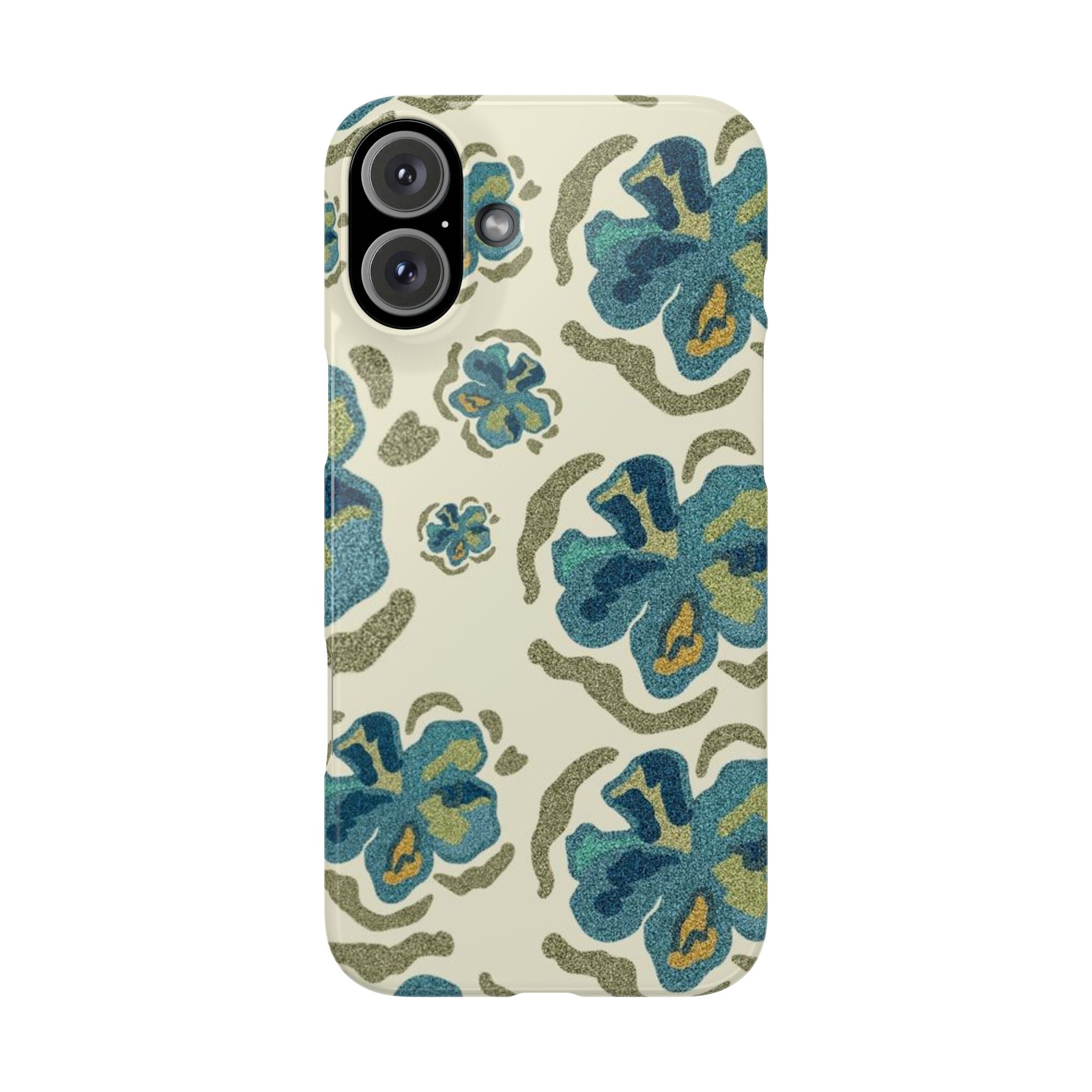 Custom Case (Blue Flowers)