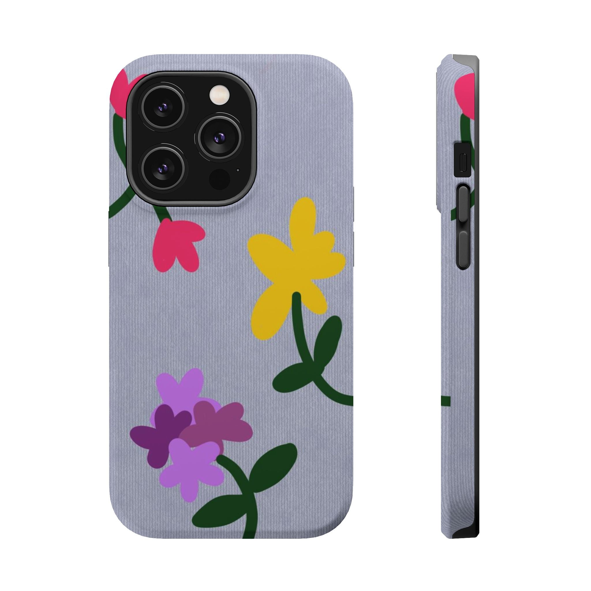 Magnetic Phone Case (Flowers)