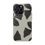 Magnetic Phone Case (Black Petals)