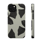 Magnetic Phone Case (Black Petals)