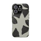 Magnetic Phone Case (Black Petals)