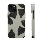 Magnetic Phone Case (Black Petals)