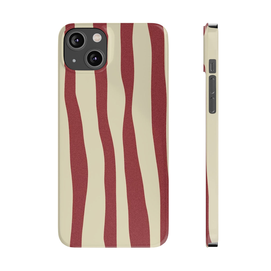 Custom Case (Red Lines)