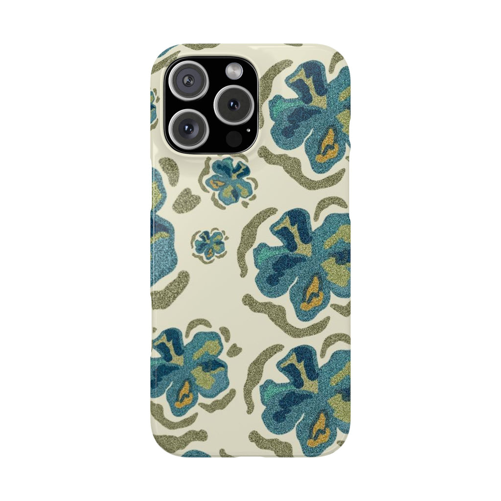 Custom Case (Blue Flowers)