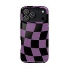 Phone Case (Purple Checkered)