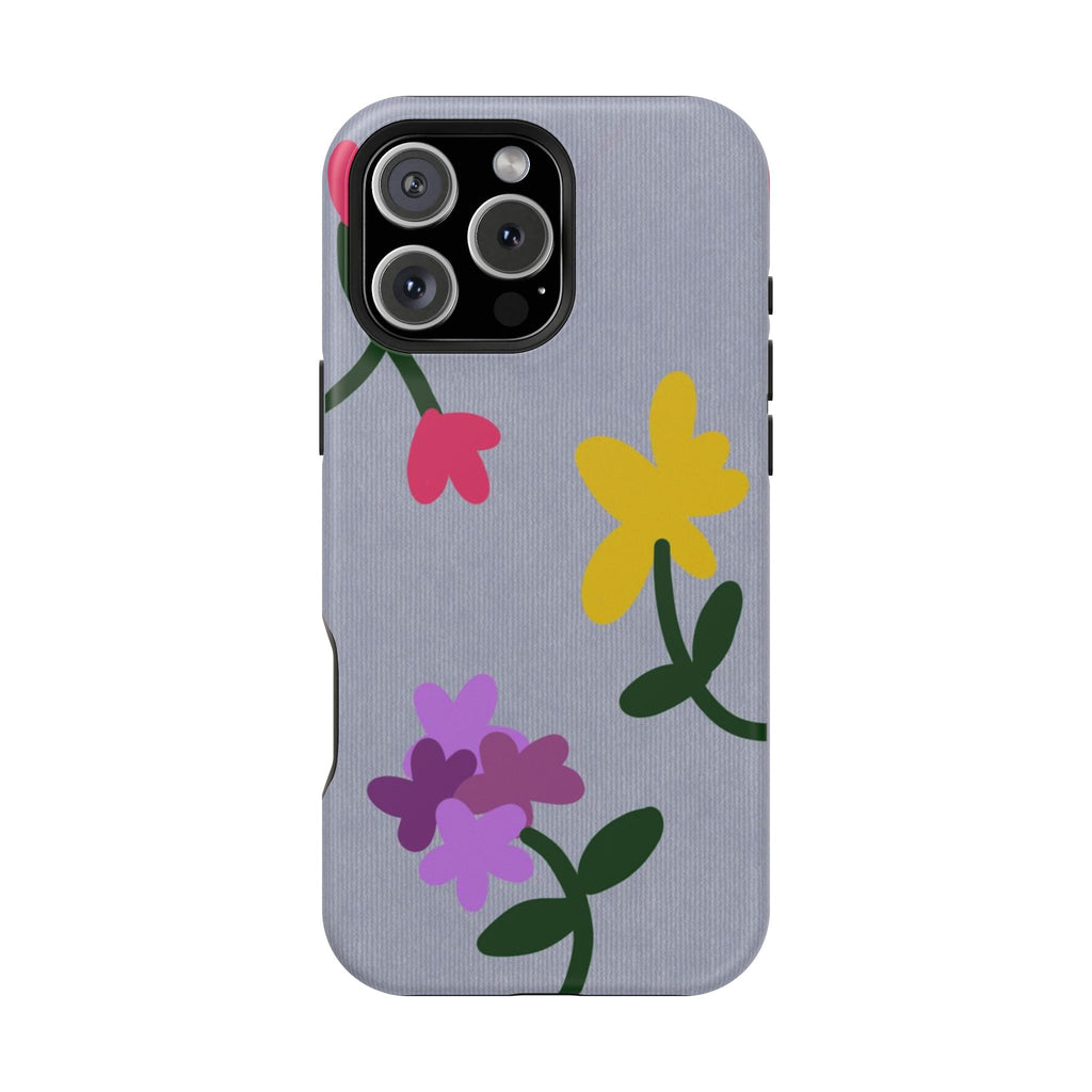 Magnetic Phone Case (Flowers)