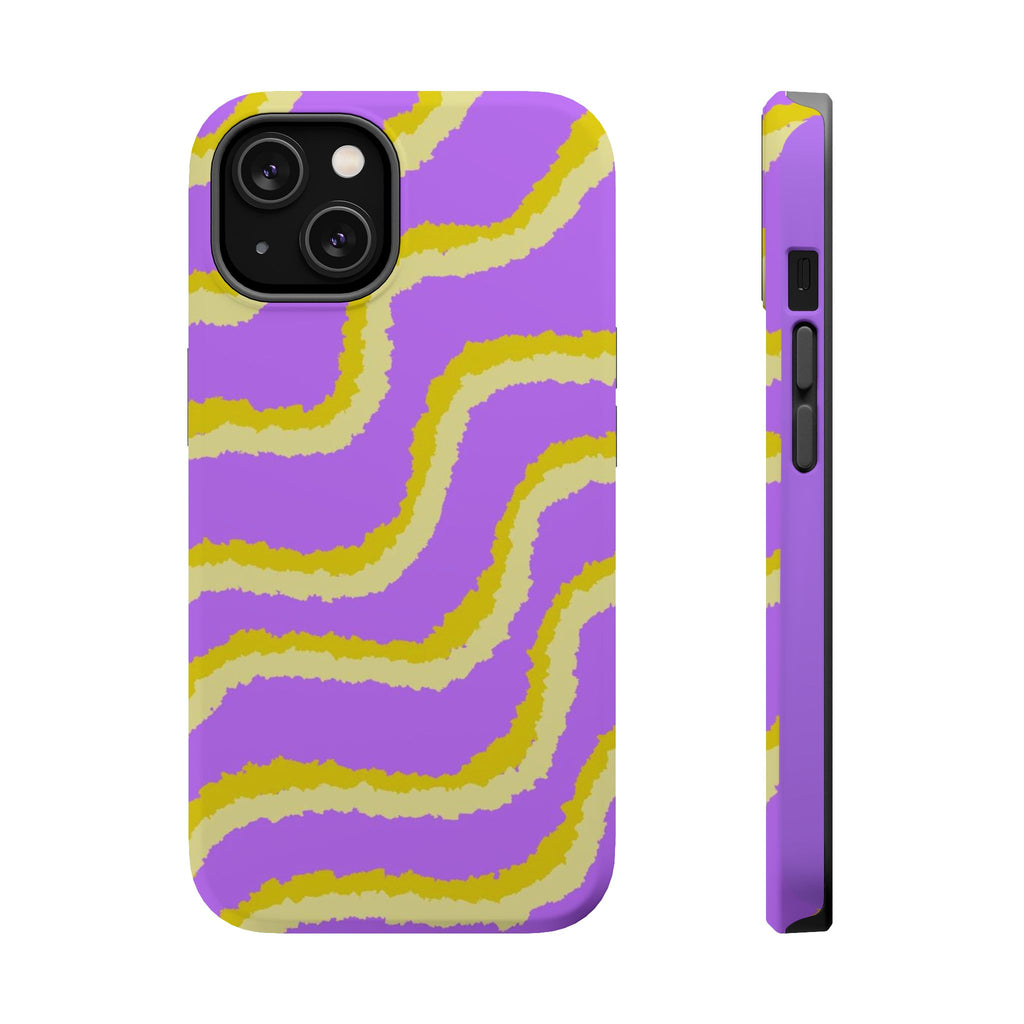 Magnetic Phone Case (Purple & Yellow)