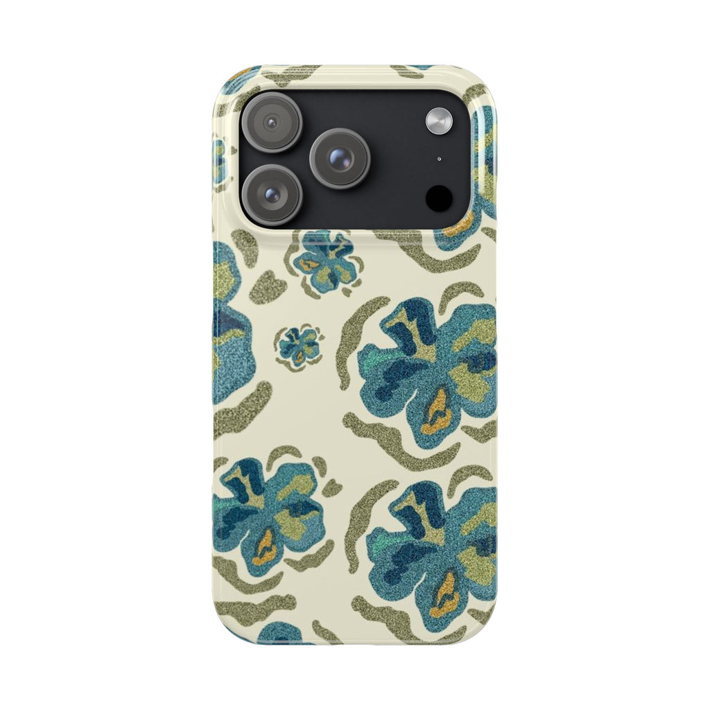 Custom Case (Blue Flowers)