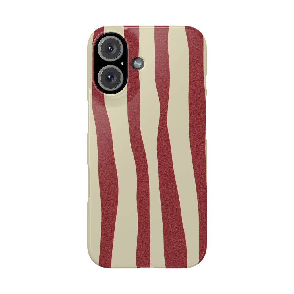 Custom Case (Red Lines)