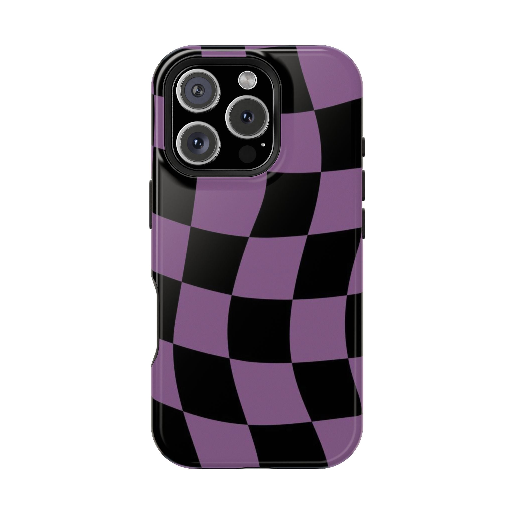 Phone Case (Purple Checkered)