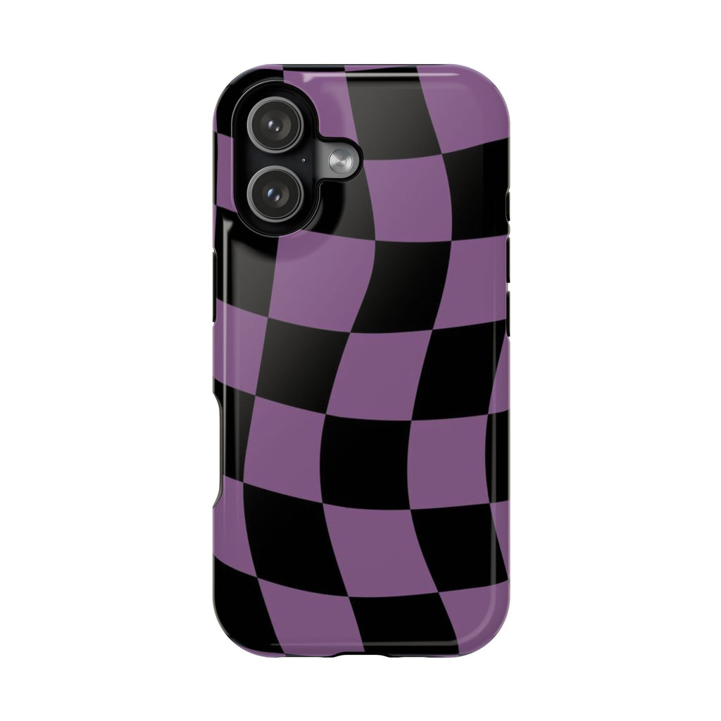 Phone Case (Purple Checkered)