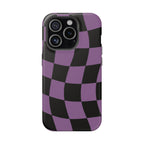 Phone Case (Purple Checkered)