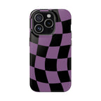 Phone Case (Purple Checkered)