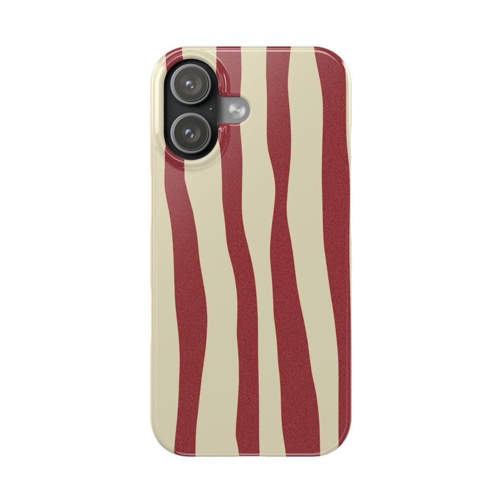 Custom Case (Red Lines)