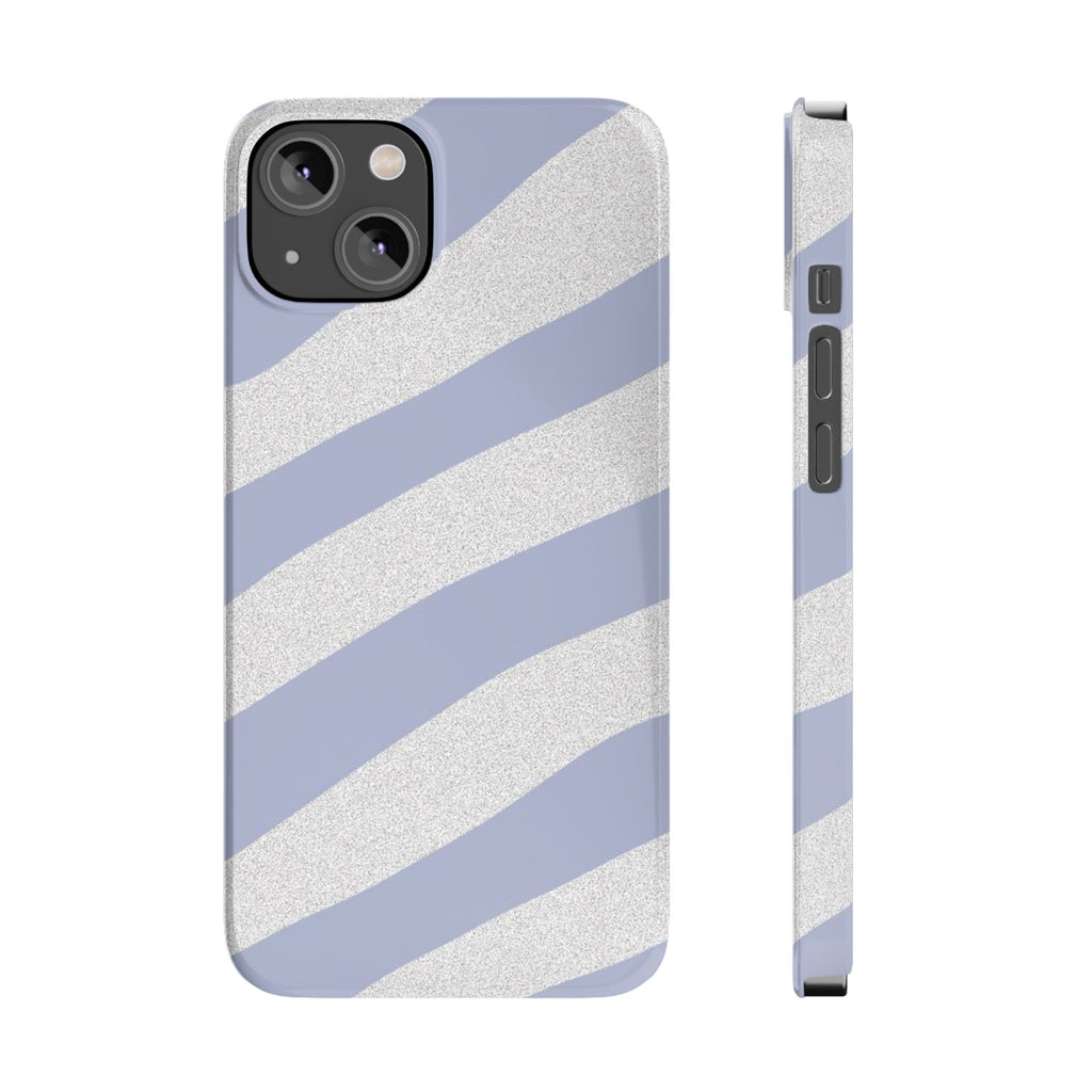 Custom Case (Light Blue Lines)