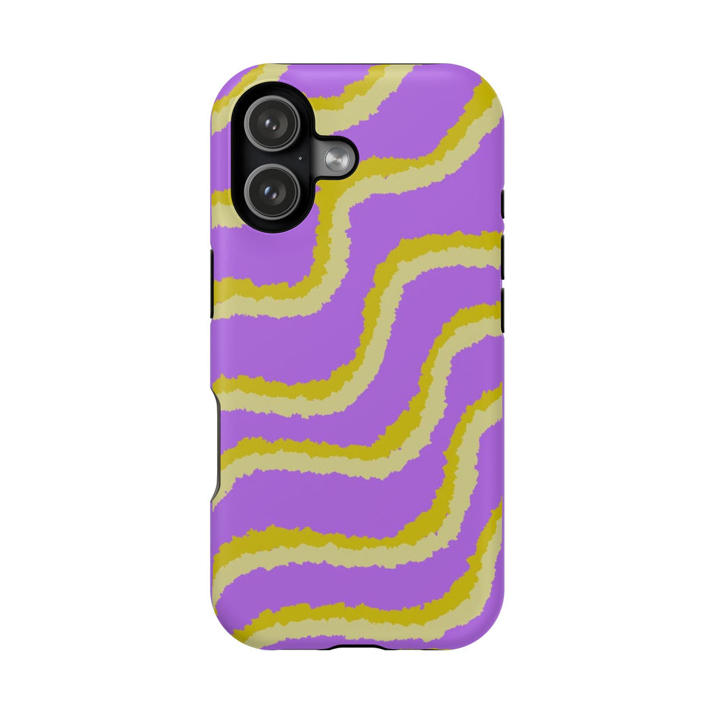 Magnetic Phone Case (Purple & Yellow)